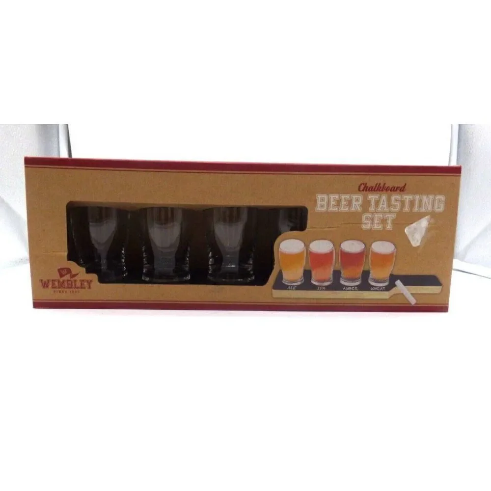 Wembley Chalkboard Beer Tasting Set - Picture 2 of 6